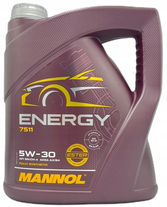 MANNOL Energy 5W-30 4L / 75114 Production 07/2026 Manufacturer code 7511