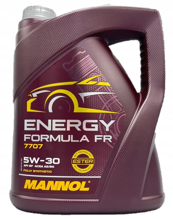 MANNOL Energy Formula FR 5W-30 5L / 77075 Production 07/2026 Manufacturer code 7707