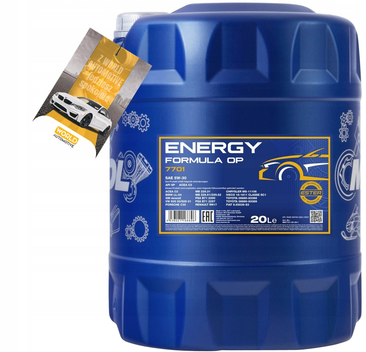MANNOL Energy Formula OP 5W-30 20L / 770120 Production 07/2026