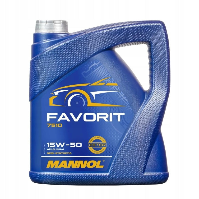 MANNOL FAVORIT 15W50 engine oil MN7510-5 5L