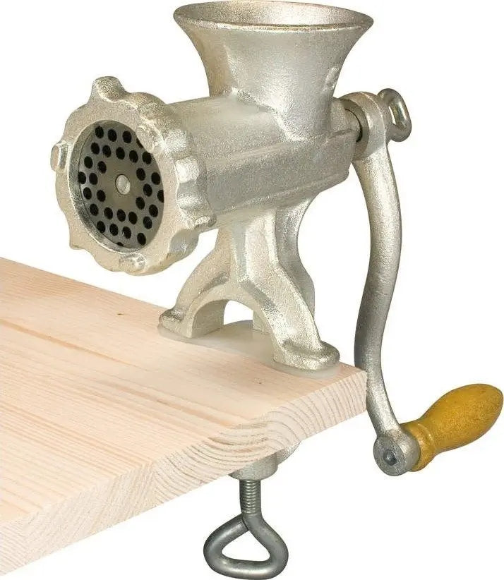 MANUAL GRINDER FOR GRINDING CHEESE MEAT SIZE NO. 5 Packaging status original