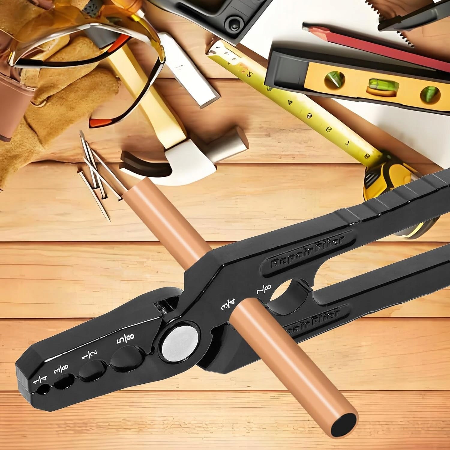 MANUAL ROUNDER FOR COPPER PIPES 6 HOLES Brand no brand