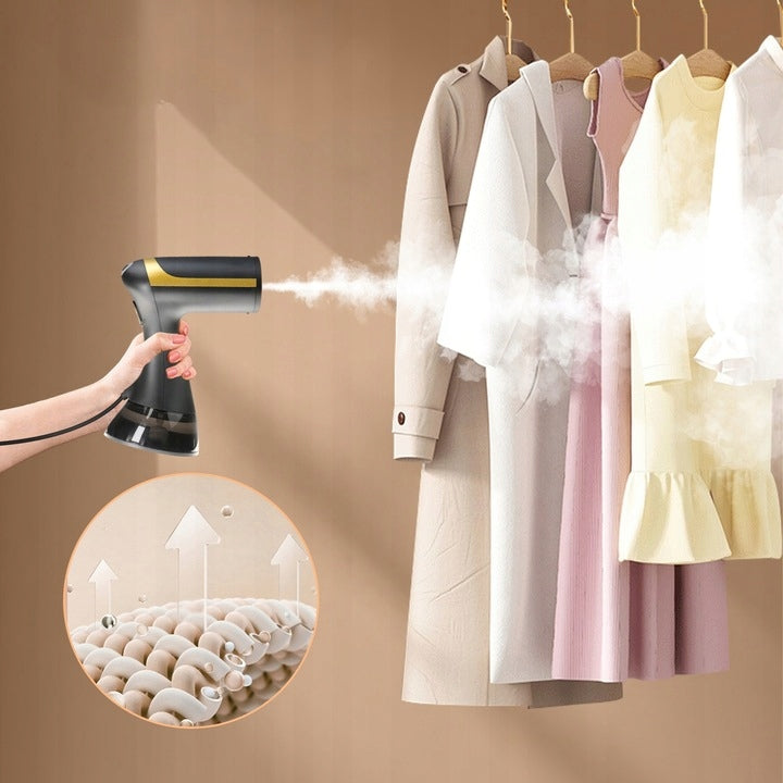MANUAL STEAMER FOR CLOTHES 1500W | 350ML | VERTICAL IRONING Model parownica do odzieży + Nakładka szczotka