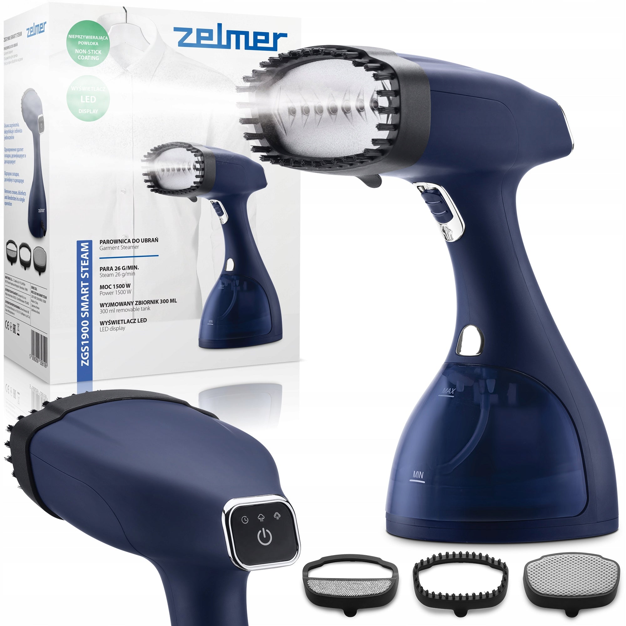 MANUAL STEAMER FOR CLOTHES ZELMER STEAM IRON STEAMER STEAM ADJUSTMENT