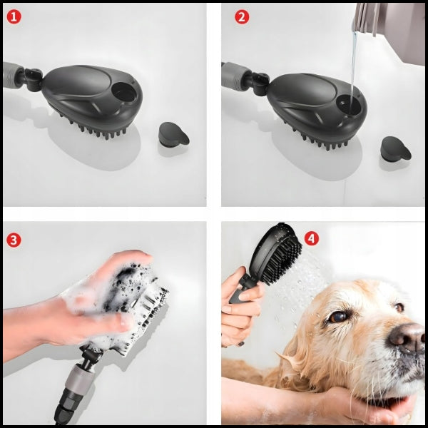 MANUAL WIRELESS PORTABLE WASHER FOR CAT AND PET DOG BRUSH 8 L Packaging status original