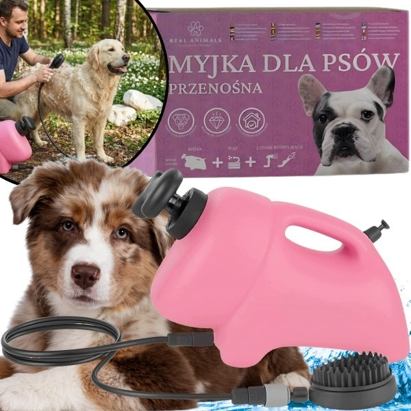 MANUAL WIRELESS PORTABLE WASHER FOR CAT AND PET DOG BRUSH 8 L