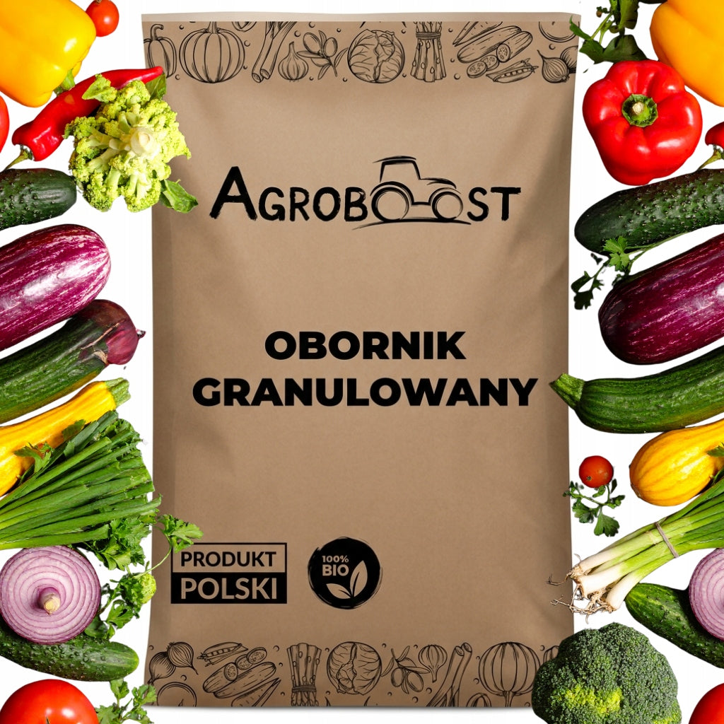 MANURE GRANULATED NATURAL FERTILIZER FOR VEGETABLES FRUIT ORGANIC 20kg