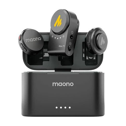 MAONO Wireless Microphone Wave T5 Wireless Lavalier Camera