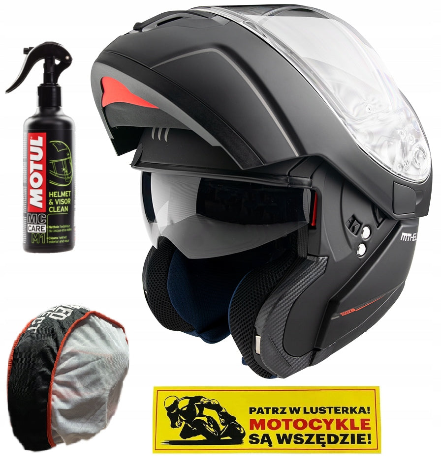 MAP HELMET MT ATOM MATTE BLACK BLENDED s