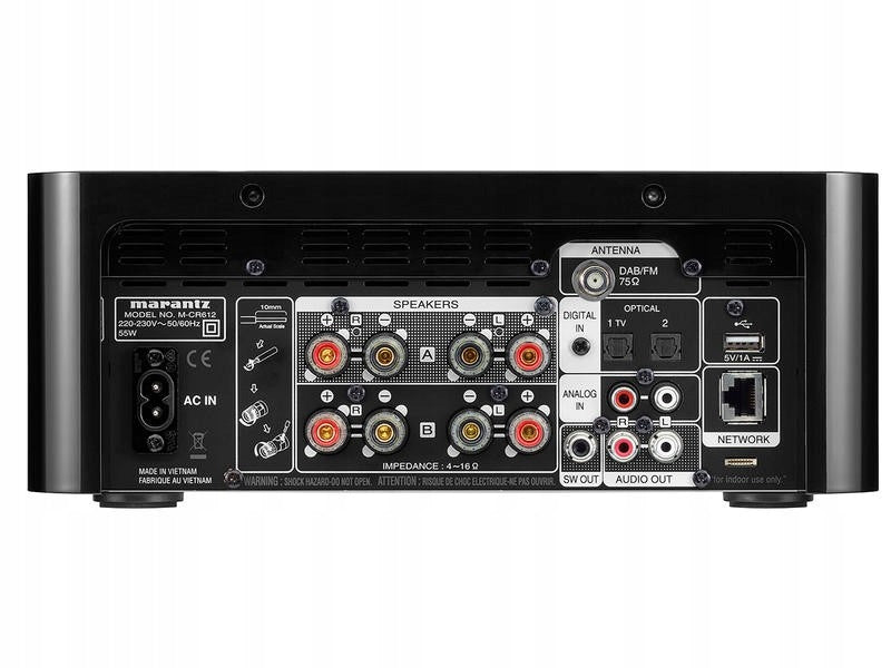 MARANTZ Melody X MCR612 CD Home Theater Receiver AirPlay, HEOS Bluetooth Manufacturer code MCR612N1B