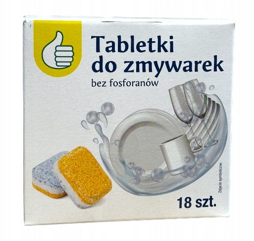 MARBA Dishwasher tablets without phosphates 18 pcs. Manufacturer code 5904215129608 MALA