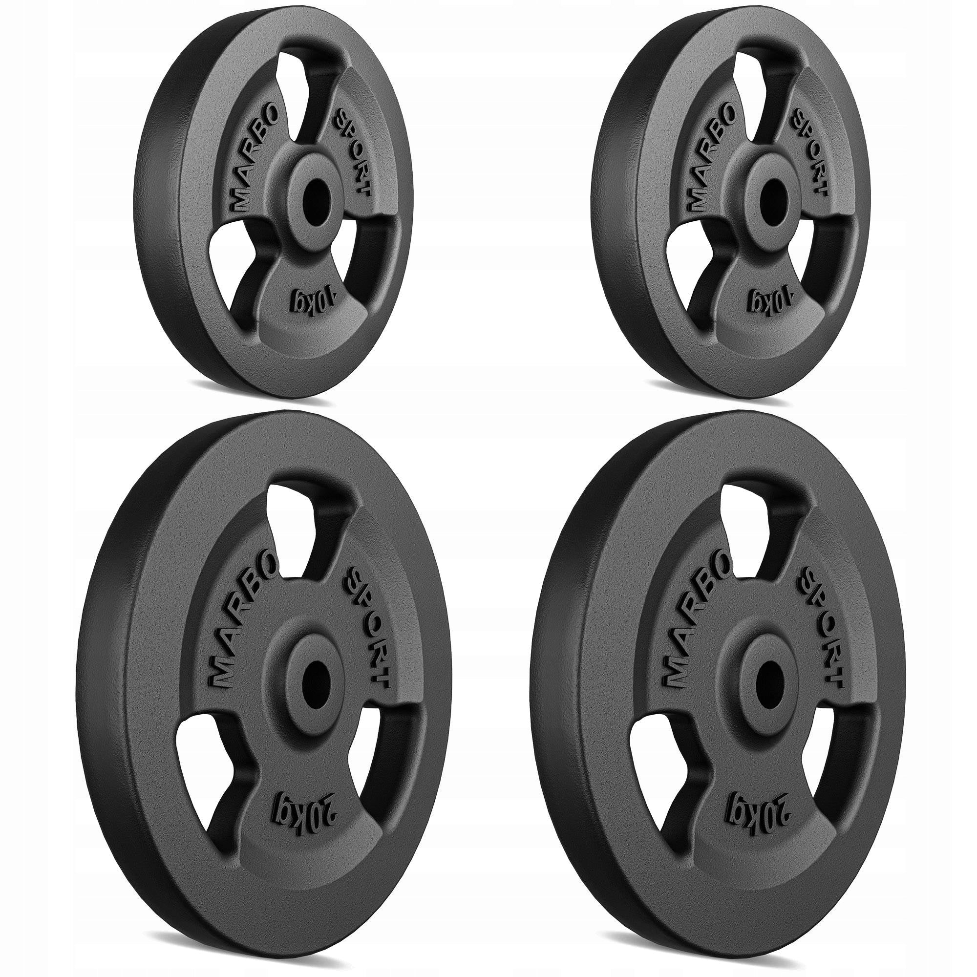 Gewichtsset Marbo, 60 kg, 4-teilig 