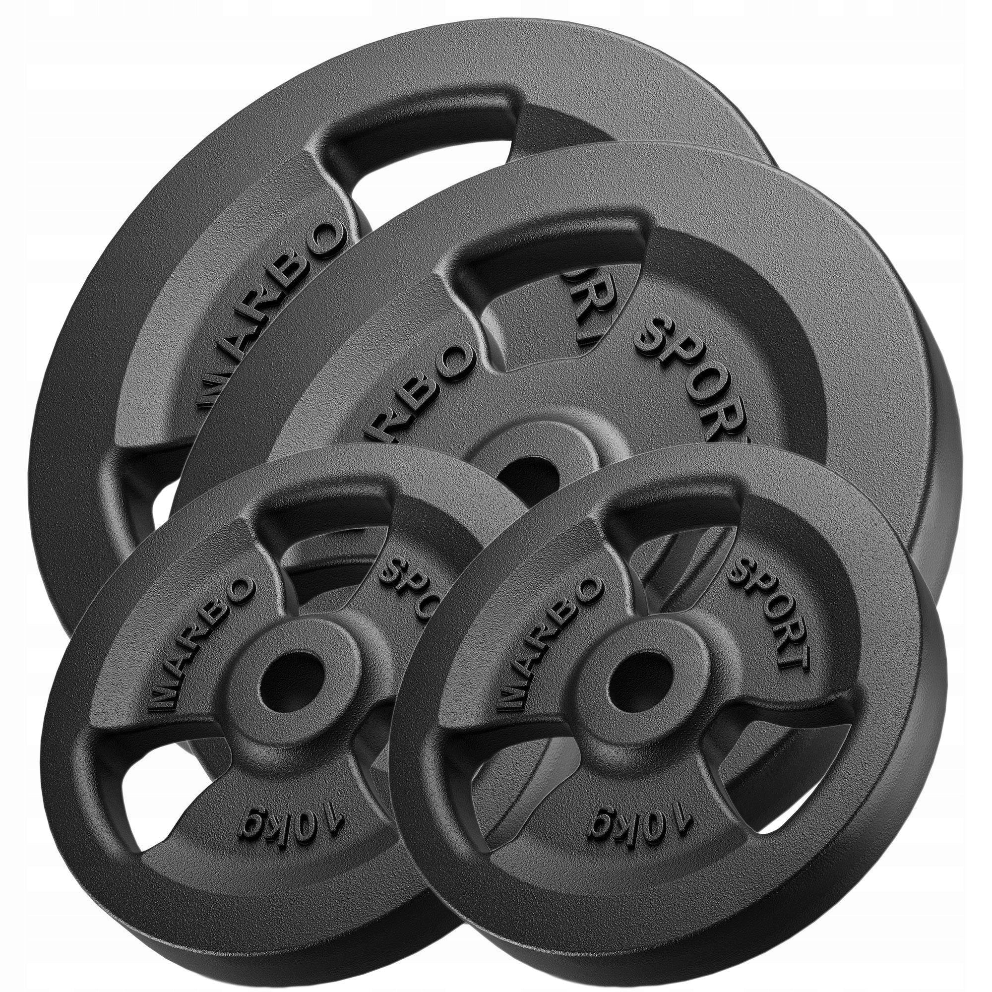 Gewichtsset Marbo, 60 kg, 4-teilig 