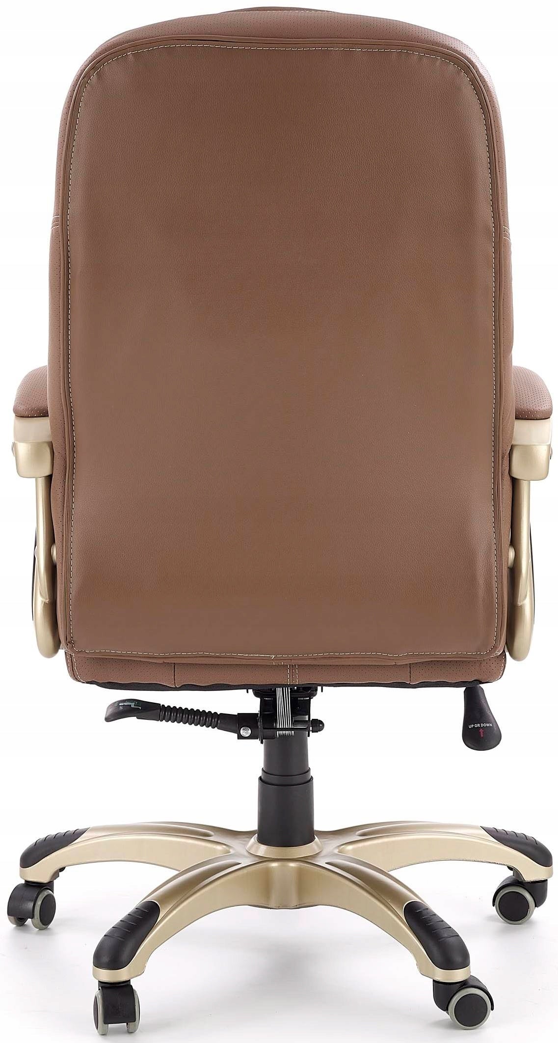 MARCOS Swivel Armchair Brown Cabinet Adjustable Office Chair Packaging status original