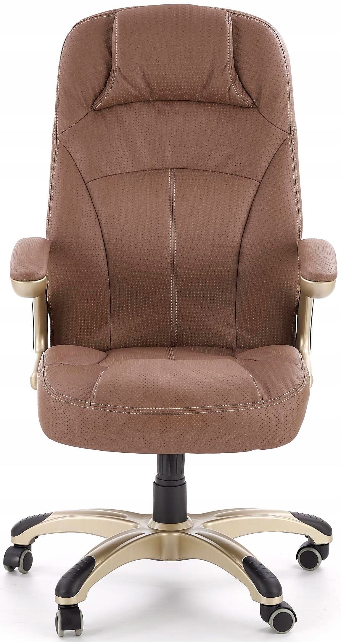MARCOS Swivel Armchair Brown Cabinet Adjustable Office Chair