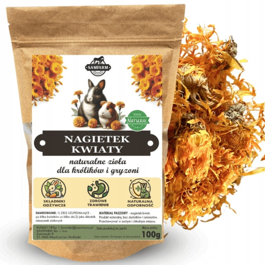 MARIGOLD FLOWER 100G SAMFARM