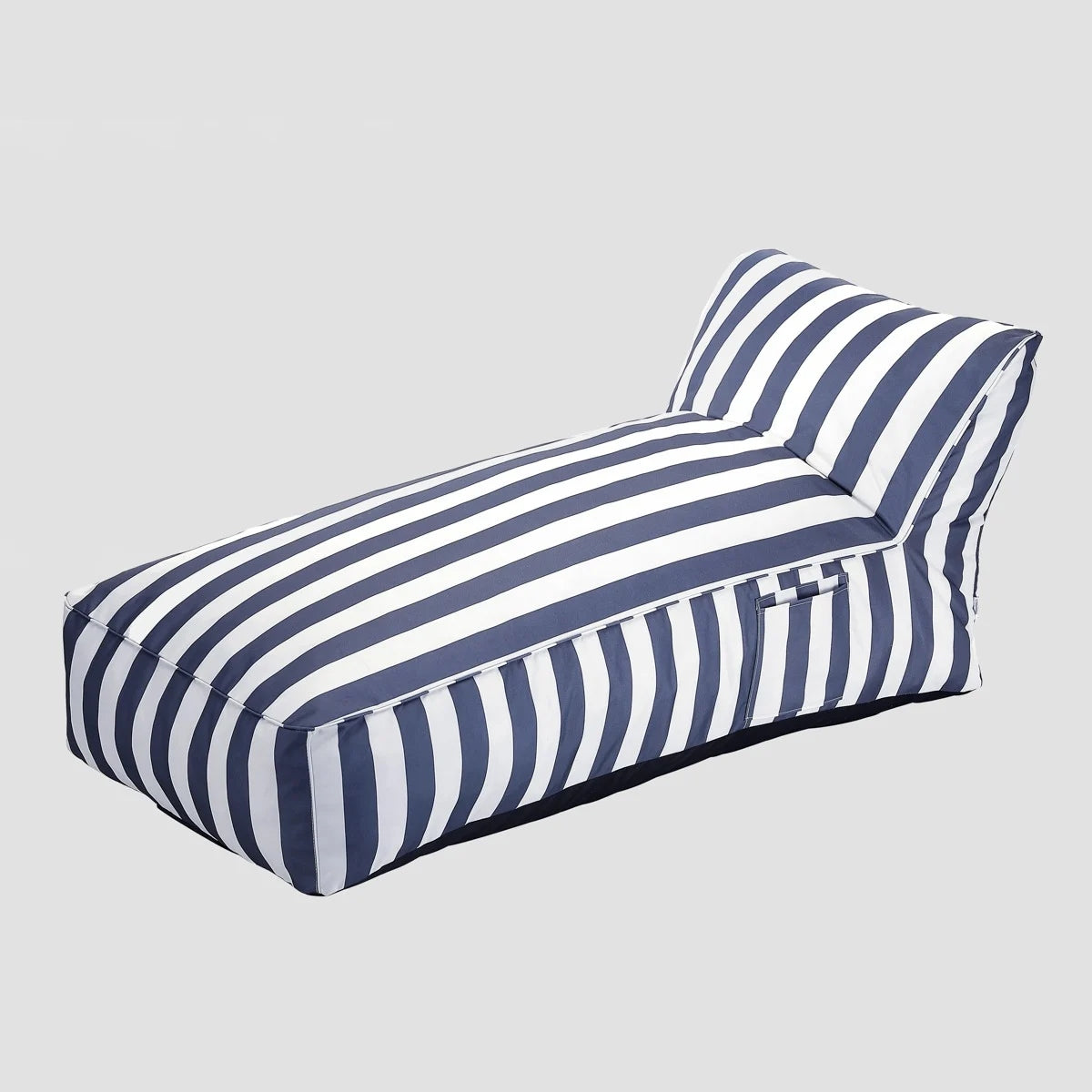 MARIS couch in white and blue stripes 70x150x65 cm HOMLA Packaging status original