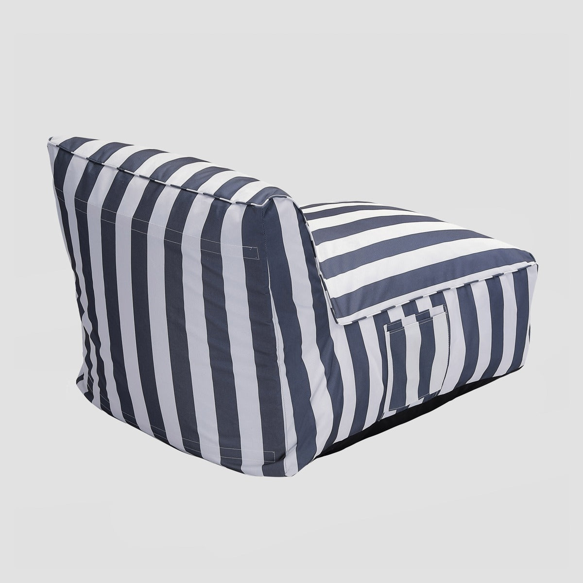 MARIS couch with white and blue stripes 72x102x65 cm HOMLA Manufacturer code 239205