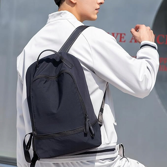 MARK RYDEN Backpack with Laptop Pocket, YKK Zipper, Waterproof Black Packaging status original