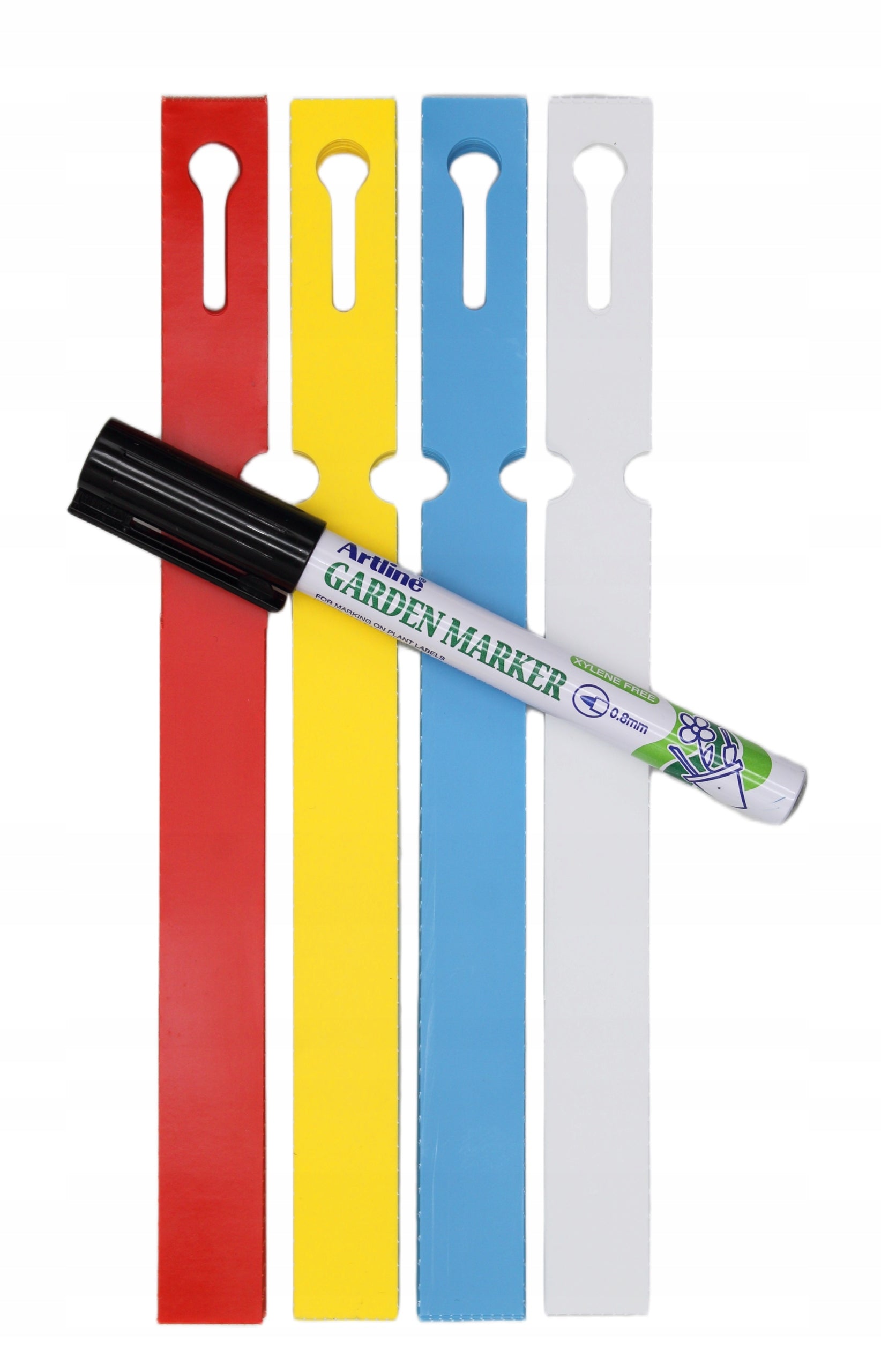 MARKER+Labels 4 Loop Colors for Plant Description 200x17mm (17x200) 400pcs