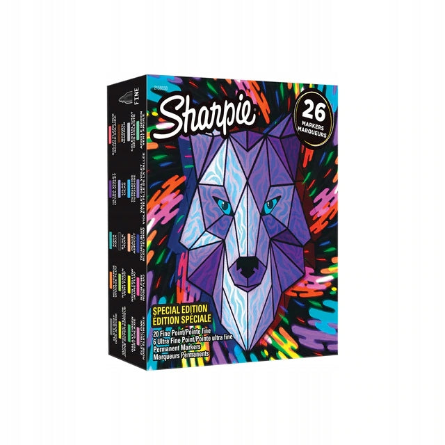 Marker Sharpie Fine Wilk 2158030, 26 Stk 