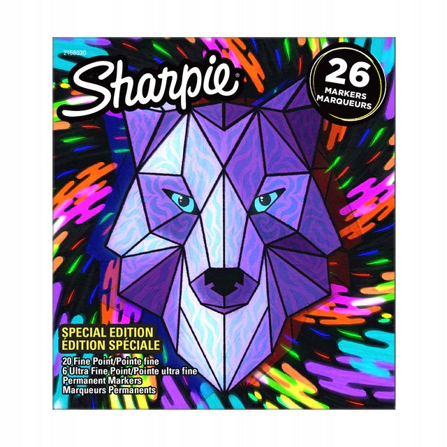 Marker Sharpie Fine Wilk 2158030, 26 Stk 