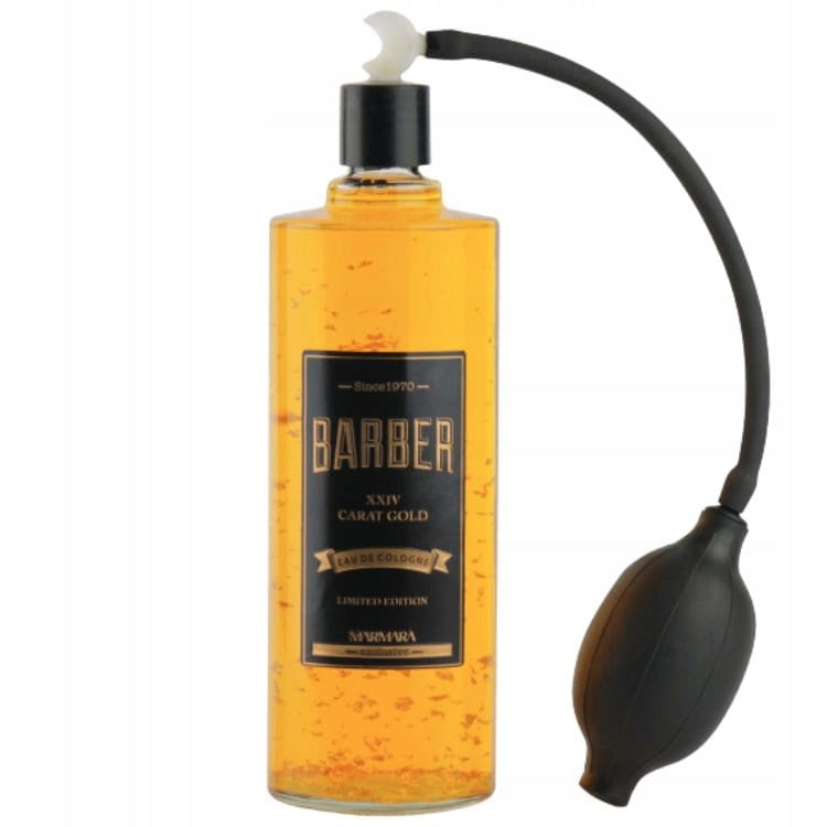 MARMARA BARBER COLOGNE PUMP 500 ML ATOMIZER SPRAYER BLACK Packaging status original