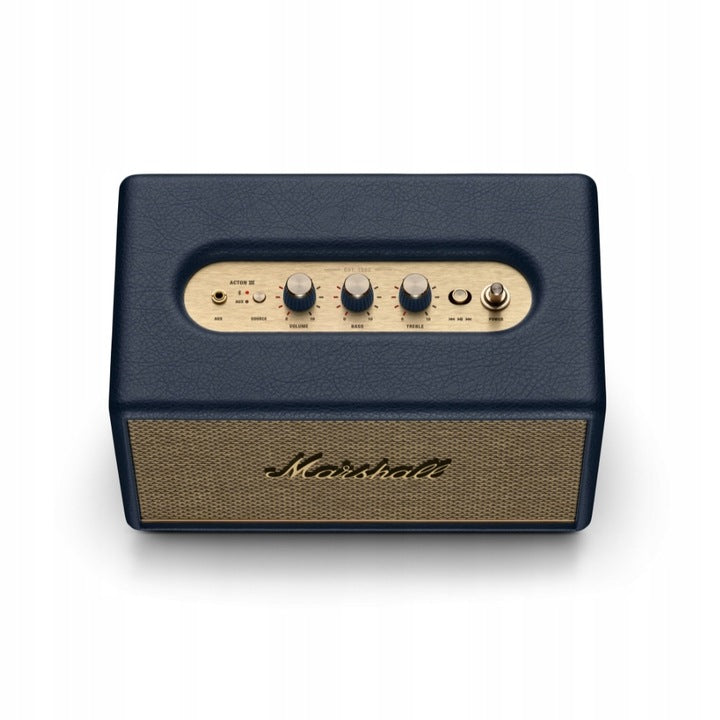 MARSHALL BLUETOOTH SPEAKER ACTON III BLUE RETRO VINTAGE DESIGN Brand Marshall