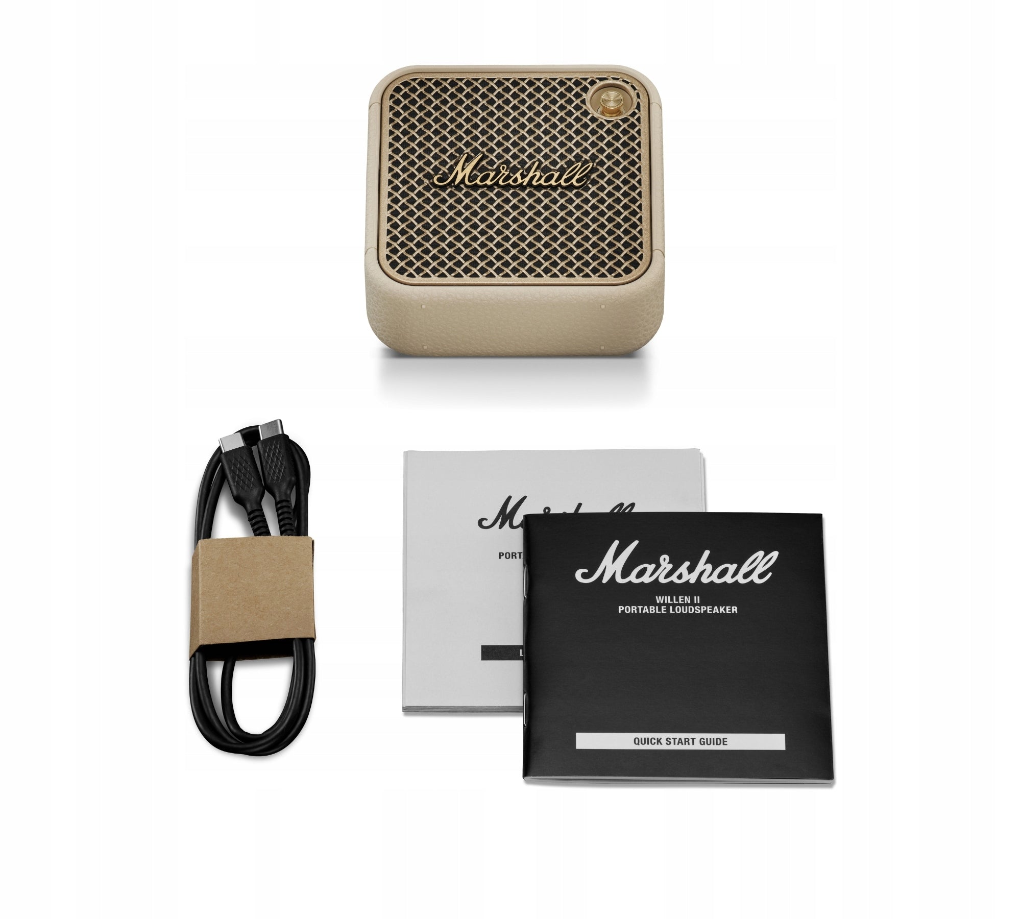 MARSHALL BLUETOOTH SPEAKER WILLEN II CREAM PORTABLE - WIRELESS