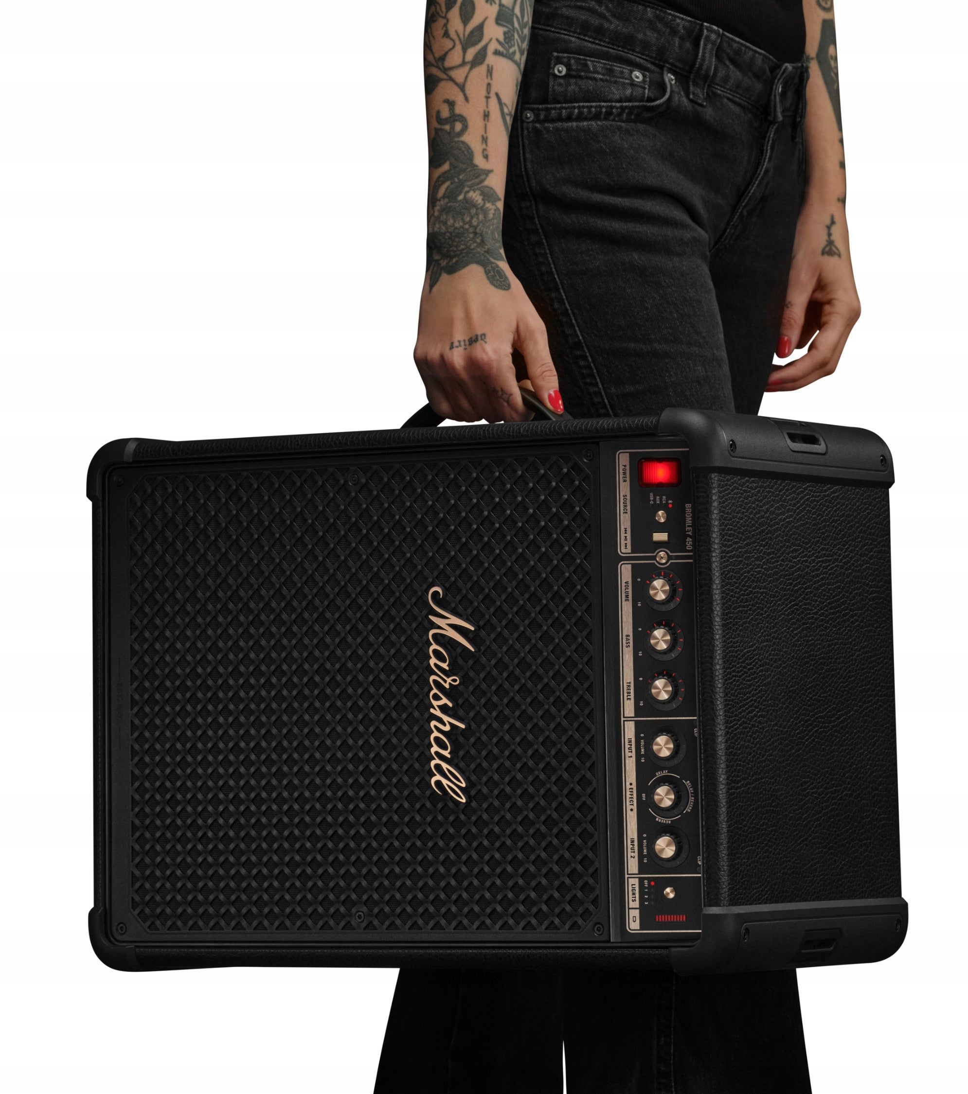 MARSHALL PORTABLE BLUETOOTH SPEAKER BROMLEY 450 BLACK-COPPER PARTYBOX Manufacturer code 1008199