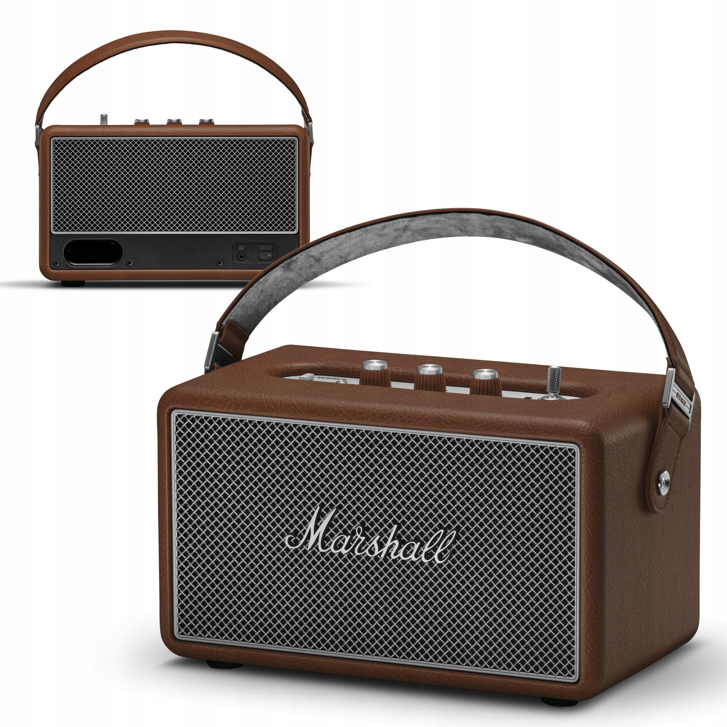 MARSHALL PORTABLE BLUETOOTH SPEAKER BT KILBURN III BROWN IP54 VINTAGE