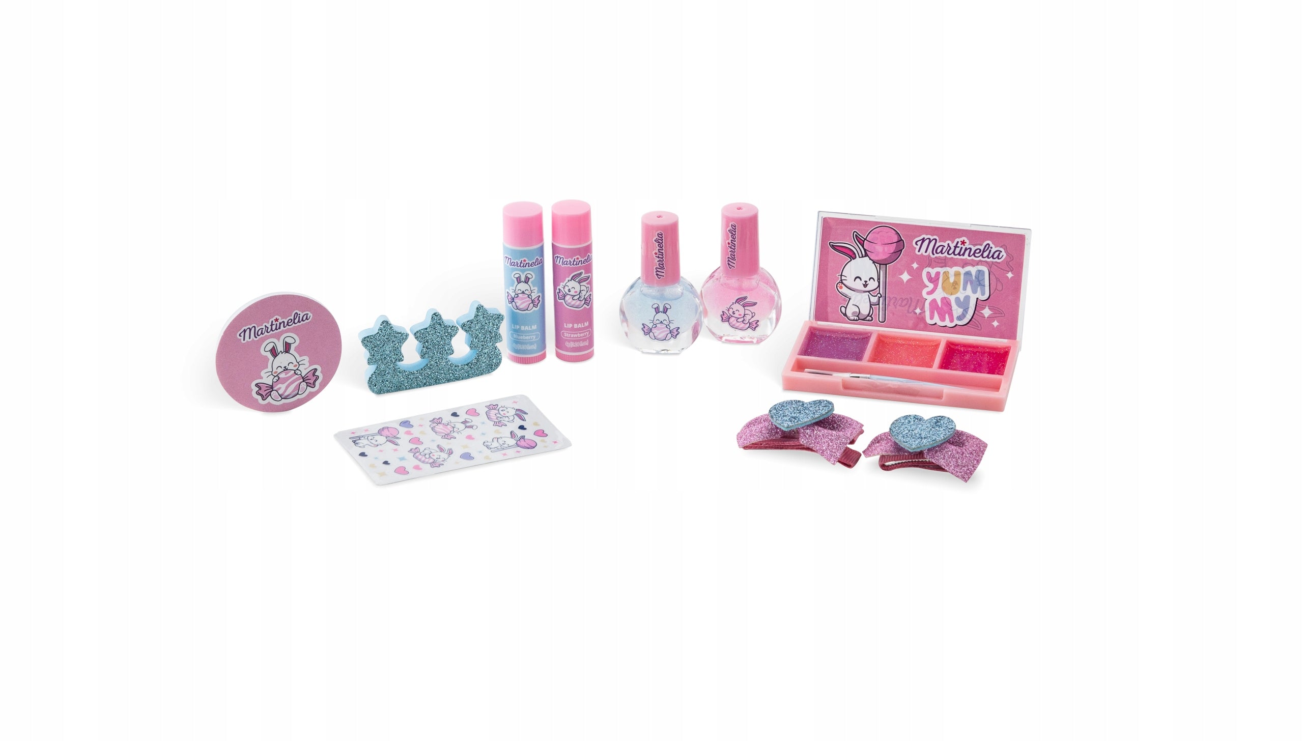 Beauty-Set für Mädchen Martinelia Yummy in einem transparenten Rucksack 