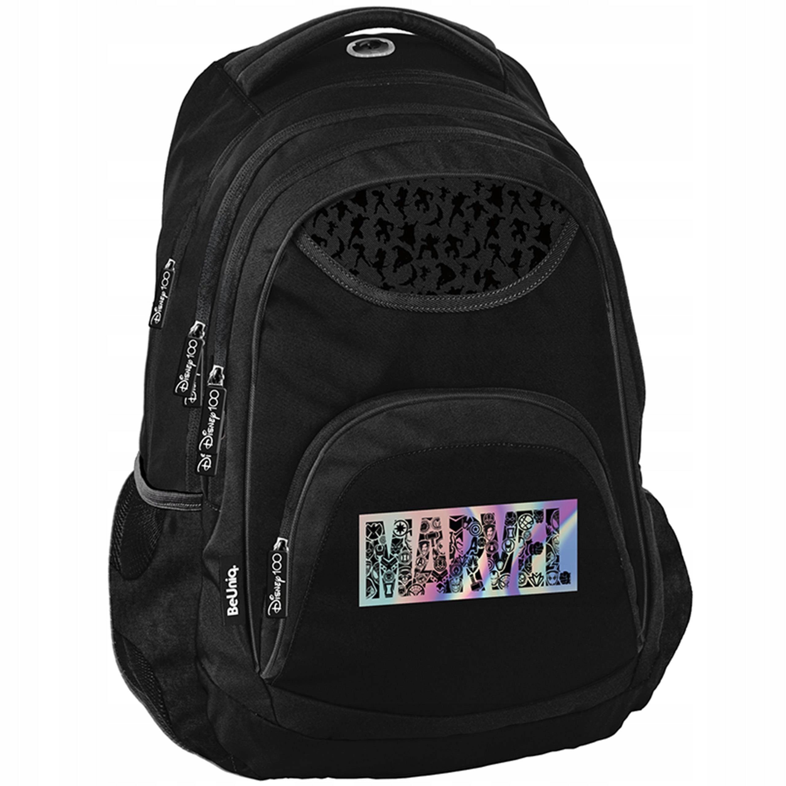 MARVEL SCHOOL BACKPACK BLACK BeUniq YOUTH