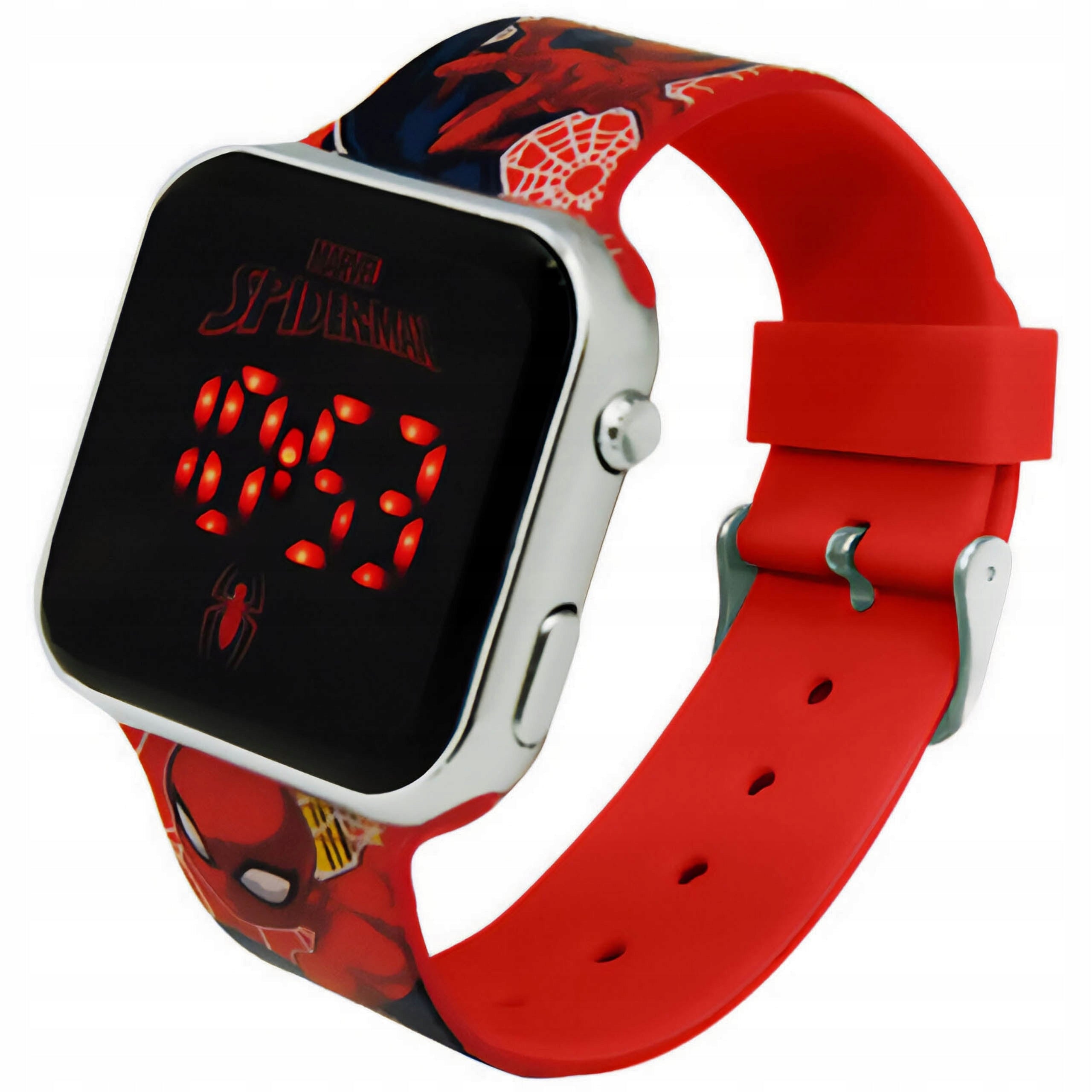 MARVEL Spider Man DIGITAL LED Wristwatch for Boy DATE AND TIME Packaging status original