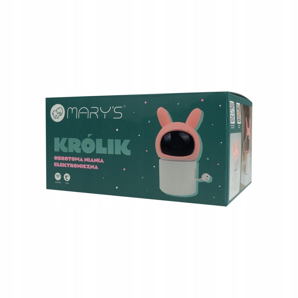 MARY'S Rotating Baby Monitor Electronic Rabbit Pink Brand MARY S
