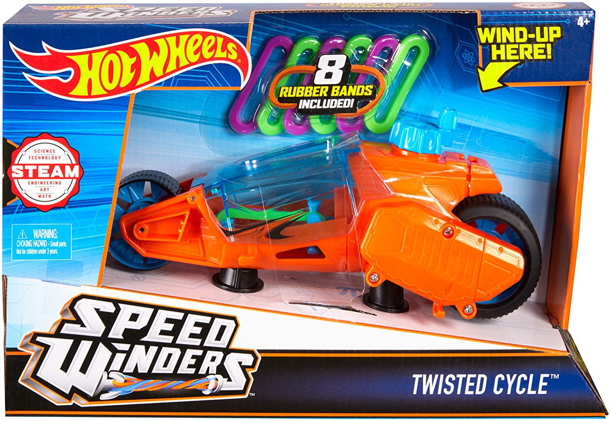 Hot Wheels® Speed ​​​​Winders™ Twisted Cycle™ Rennwagen, DPB68 