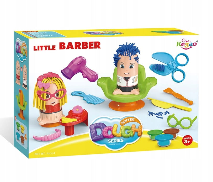 Plastilin-Spiel Friseur 