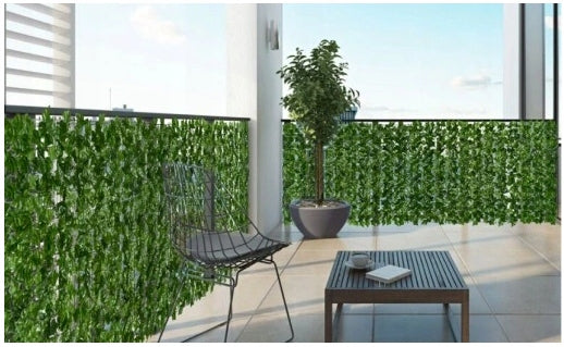 MASKING NET FOR FENCE ARTIFICIAL IVY HEDGE LEAVES 1,5 m x 3 m Manufacturer no brand