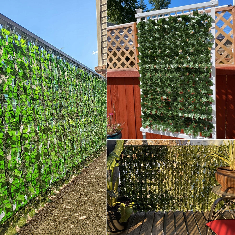 MASKING NET FOR FENCE ARTIFICIAL IVY HEDGE LEAVES 1,5 m x 3 m Shape rectangular