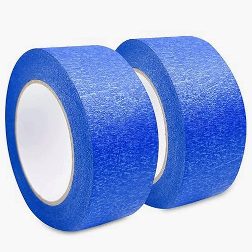 MASKING TAPE BLUE 48 MM X 50 M FOR PAINTING 2 PIECES FOR HOME