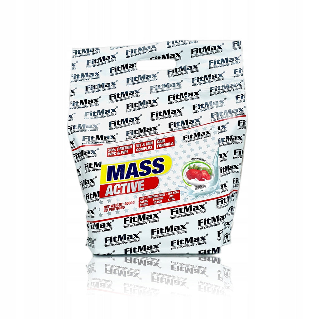 MASS ACTIVE 2KG STRAWBERRY