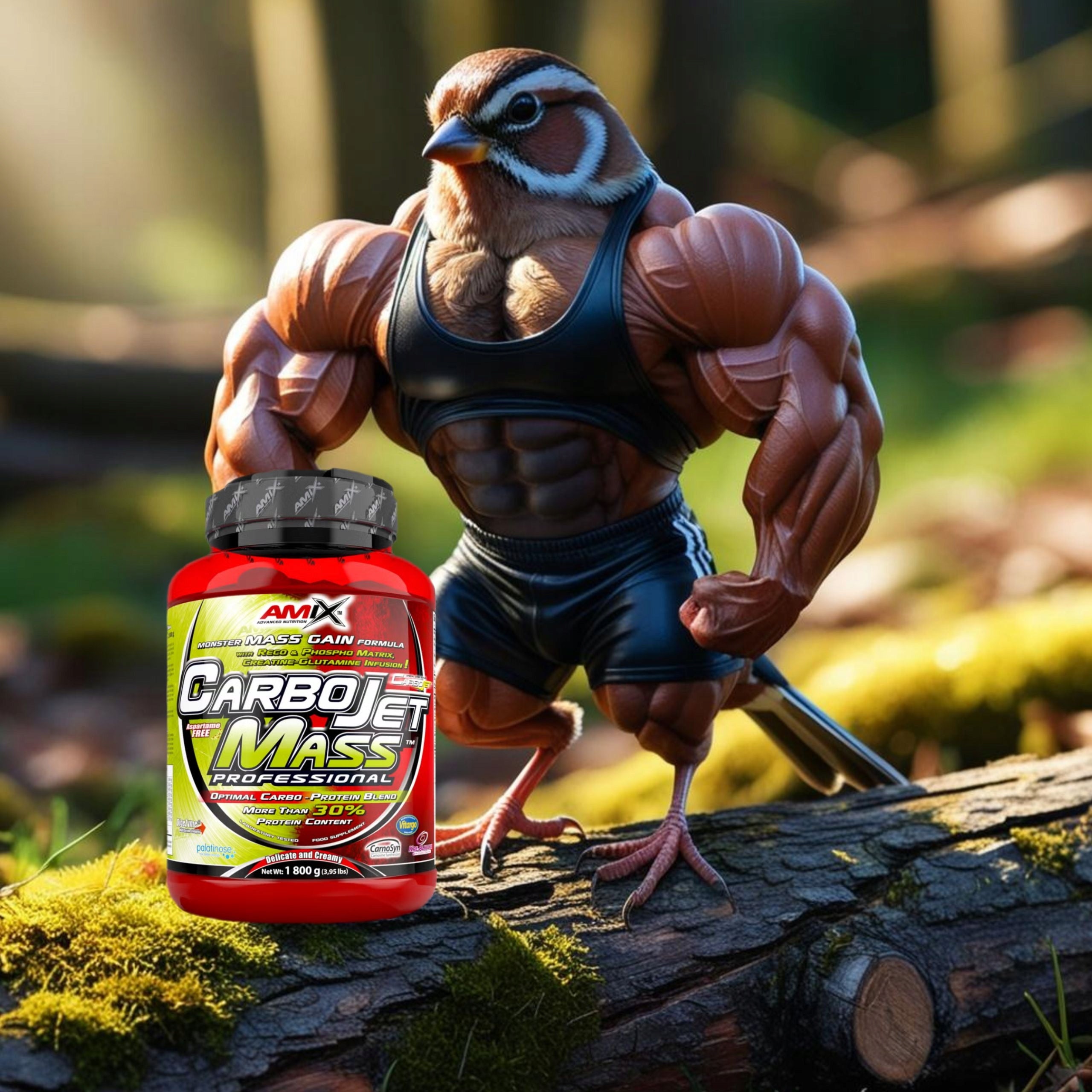 MASS GAINER with Creatine Muscle Conditioner Protein WPC Carbohydrates Vitargo Medical device no