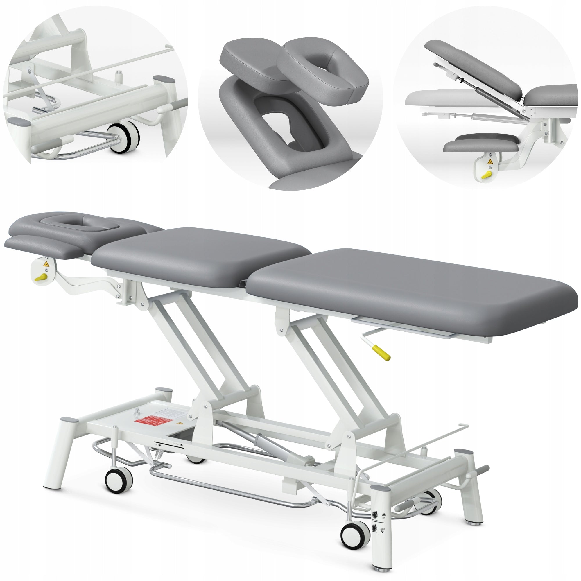 MASSAGE AND REHABILITATION TABLE ELECTRIC ADJUSTABLE STATIONARY BED