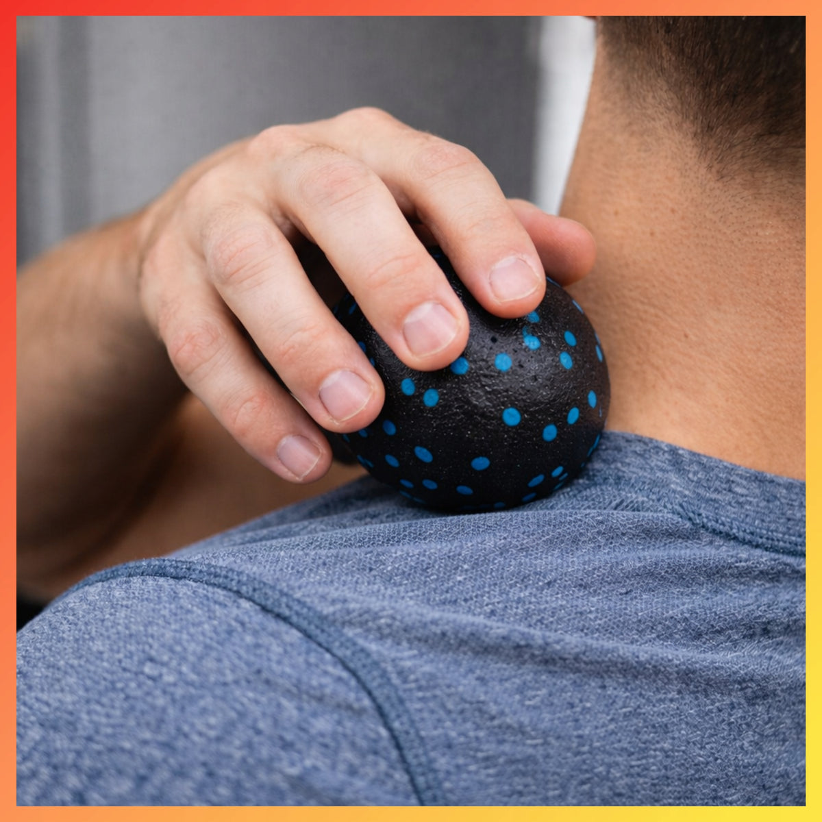 MASSAGE BALL ROLLING EXERCISES FOAM BALL HARD EPP 8 CM Packaging status original
