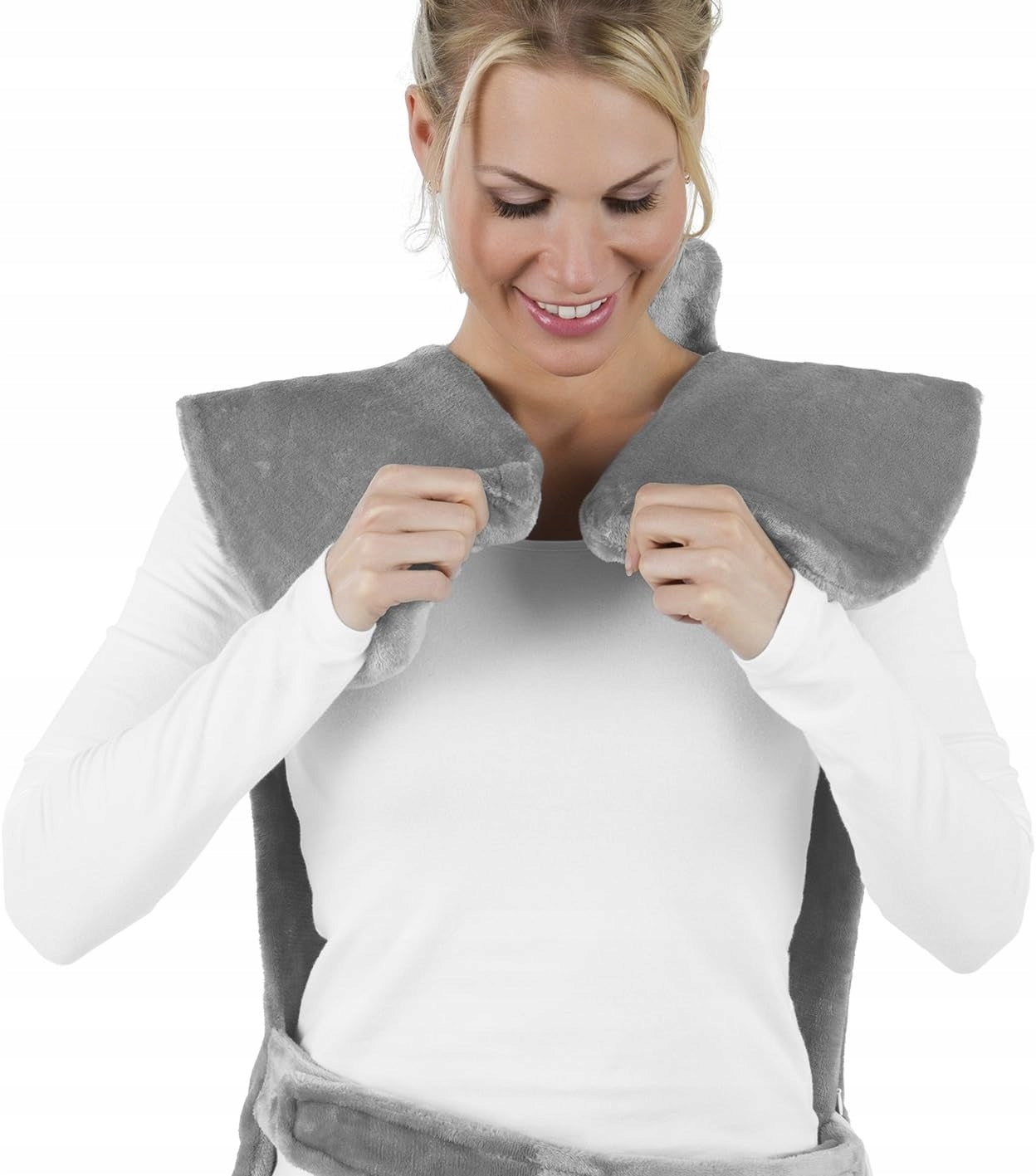 MASSAGE BLANKET WITH HEATING BACK NECK - REMOTE CONTROL Batteries included no