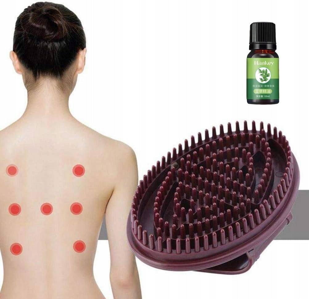 MASSAGE BRUSH TOOL MASSAGING COMB ERGONOMIC GLOVE