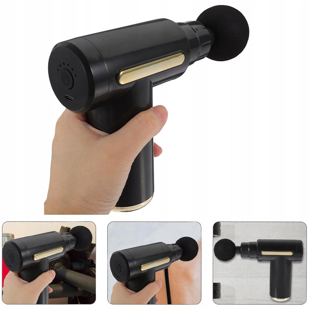 MASSAGE GUN 6 DEGREES 4 TIPS DEEP TISSUE MASSAGER