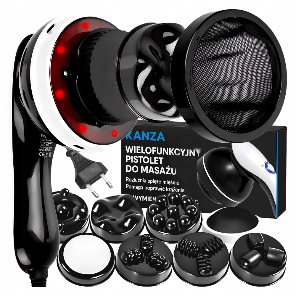 MASSAGE GUN ANTI-CELLULITE SLIMMING MASSAGER FOR CELLULITE 9in1