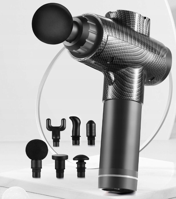 MASSAGE GUN BODY BACK MASSAGER MASSAGE GUN 6 HEADS Brand Gordon
