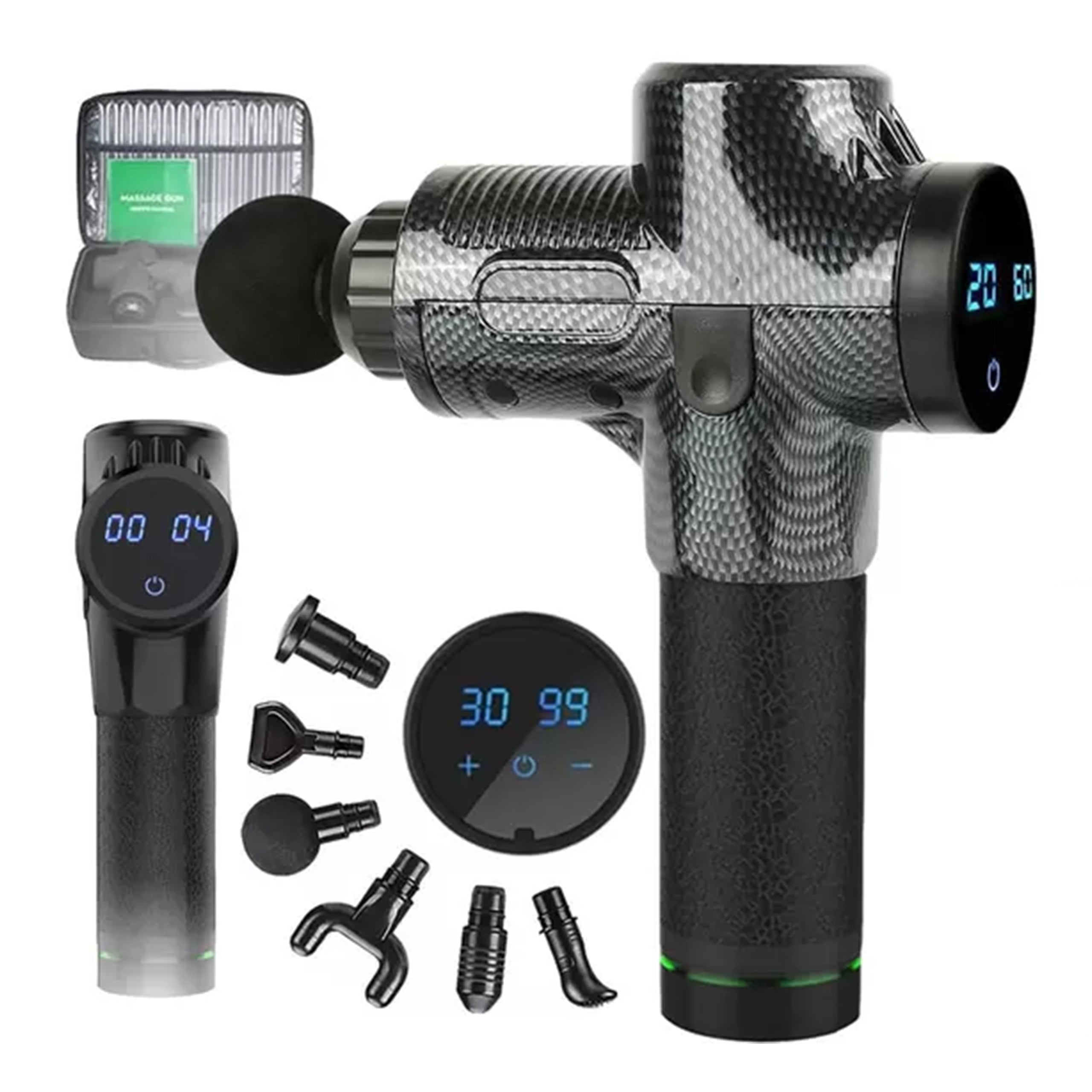 MASSAGE GUN BODY BACK MASSAGER MASSAGE GUN 6 HEADS